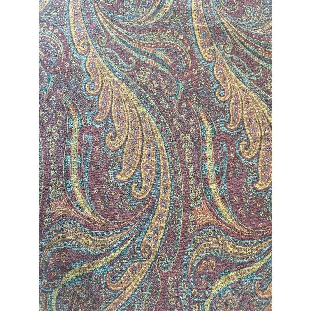 Ralph Lauren Great Barrington Paisley‎ King Size Duvet Cover Button Closure